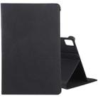 For iPad Air 11 2024 360 Degree Rotation Litchi Texture Leather Tablet Case with Holder(Black) - 1