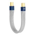 240W 40Gbps USB-C / Type-C to Type-C Flexible FPC Charging Data Cable, Length: 13.3cm(Grey) - 1