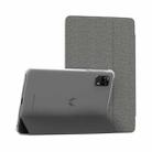 For Fpad5 HEADWOLF Silicone Inner Cover Tablet PC Leather Case(Grey) - 1