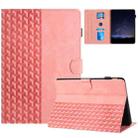 For Amazon Kindle Paperwhite5 2021 Building Blocks Embossed Leather Smart Tablet Case(Pink) - 1