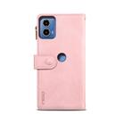 For Motorola Edge 50 Fusion ESEBLE Retro Frosted RFID Leather Phone Case(Rose Gold) - 3