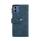 For Motorola Edge 50 Fusion ESEBLE Retro Frosted RFID Leather Phone Case(Dark Green) - 3