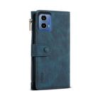 For Motorola Moto G34 5G / G45 5G ESEBLE Retro Frosted RFID Leather Phone Case(Dark Green) - 3