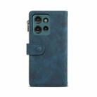 For Motorola Moto G75 5G ESEBLE Retro Frosted RFID Leather Phone Case(Dark Green) - 3