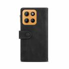 For Motorola Moto G15 ESEBLE Retro Frosted RFID Leather Phone Case(Black) - 3