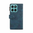 For Motorola Edge 60 Fusion ESEBLE Retro Frosted RFID Leather Phone Case(Dark Green) - 3