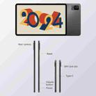 HEADWOLF Hpad6 4G LTE Tablet PC, 8GB+256GB, 11.97 inch Android 14 MT8781 Octa Core Support Dual SIM, Global Version with Google Play(Dark Grey) - 3