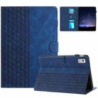 For Lenovo Tab P11 Gen 2 Building Blocks Embossed Leather Smart Tablet Case(Blue) - 1