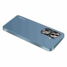 For OPPO Reno11 Global AG Frosted Electroplating Acrylic Phone Case(Navy Blue) - 1