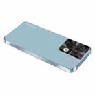 For OPPO Reno8 AG Frosted Electroplating Acrylic Phone Case(Sierra Blue) - 1