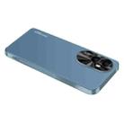 For OPPO A3 Pro AG Frosted Electroplating Acrylic Phone Case(Navy Blue) - 1