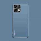 For OPPO K13 / K12s AG Frosted Electroplating Acrylic Phone Case(Navy Blue) - 1