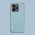 For OPPO Reno14 Pro Global AG Frosted Electroplating Acrylic Phone Case(Sierra Blue) - 1