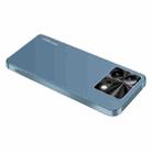 For vivo iQOO Neo8 Pro AG Frosted Electroplating Acrylic Phone Case(Navy Blue) - 1