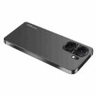 For vivo iQOO Neo9 Pro AG Frosted Electroplating Acrylic Phone Case(Black) - 1