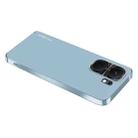 For vivo iQOO Neo9 Pro AG Frosted Electroplating Acrylic Phone Case(Sierra Blue) - 1