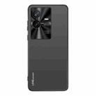 For vivo iQOO 11 Pro AG Frosted Electroplating Acrylic Phone Case(Black) - 1