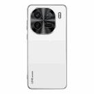 For vivo iQOO 12 Pro AG Frosted Electroplating Acrylic Phone Case(Silver White) - 1