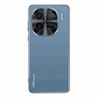 For vivo iQOO 12 AG Frosted Electroplating Acrylic Phone Case(Navy Blue) - 1