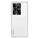 For vivo S17 / S17 Pro AG Frosted Electroplating Acrylic Phone Case(Silver White) - 1