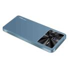 For vivo X80 Pro AG Frosted Electroplating Acrylic Phone Case(Navy Blue) - 1