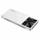 For vivo X80 Pro AG Frosted Electroplating Acrylic Phone Case(Silver White) - 1