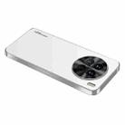 For vivo X90 AG Frosted Electroplating Acrylic Phone Case(Silver White) - 1