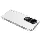 For vivo S19 Pro AG Frosted Electroplating Acrylic Phone Case(Silver White) - 1
