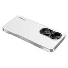 For vivo S19 AG Frosted Electroplating Acrylic Phone Case(Silver White) - 1