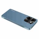 For vivo Y200 AG Frosted Electroplating Acrylic Phone Case(Navy Blue) - 1