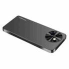 For vivo Y200i AG Frosted Electroplating Acrylic Phone Case(Black) - 1