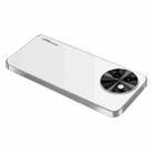 For vivo Y200i AG Frosted Electroplating Acrylic Phone Case(Silver White) - 1