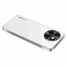 For vivo Y200t AG Frosted Electroplating Acrylic Phone Case(Silver White) - 1