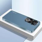 For vivo S20 AG Frosted Electroplating Acrylic Phone Case(Navy Blue) - 1