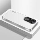 For vivo S20 AG Frosted Electroplating Acrylic Phone Case(Silver White) - 1