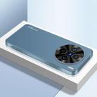 For vivo X200 Pro mini AG Frosted Electroplating Acrylic Phone Case(Navy Blue) - 1