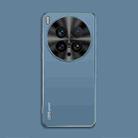 For vivo X200 Ultra AG Frosted Electroplating Acrylic Phone Case(Navy Blue) - 1