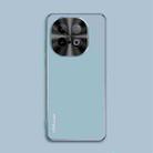 For vivo iQOO Z10 Turbo AG Frosted Electroplating Acrylic Phone Case(Sierra Blue) - 1