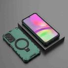 For Samsung Galaxy A25 4G Grating Holder Shockproof Phone Case(Green) - 2