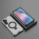 For Samsung Galaxy A55 5G Grating Holder Shockproof Phone Case(Transparent) - 2