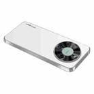 For Huawei Mate 60 AG Frosted Electroplating Acrylic Phone Case(Silver White) - 1