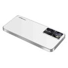 For Huawei nova 7 5G AG Frosted Electroplating Acrylic Phone Case(Silver White) - 1