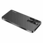 For Huawei nova 7 SE AG Frosted Electroplating Acrylic Phone Case(Black) - 1