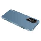 For Huawei nova 8 5G AG Frosted Electroplating Acrylic Phone Case(Navy Blue) - 1