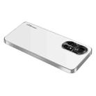 For Huawei nova 8 5G AG Frosted Electroplating Acrylic Phone Case(Silver White) - 1