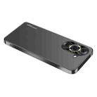 For Huawei nova 10 Pro AG Frosted Electroplating Acrylic Phone Case(Black) - 1