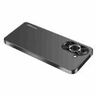 For Huawei nova 10 AG Frosted Electroplating Acrylic Phone Case(Black) - 1