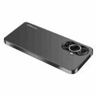 For Huawei nova 11 AG Frosted Electroplating Acrylic Phone Case(Black) - 1