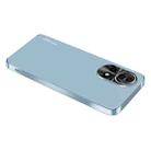 For Huawei nova 12 Pro AG Frosted Electroplating Acrylic Phone Case(Sierra Blue) - 1