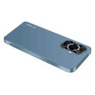 For Huawei nova 12 Lite AG Frosted Electroplating Acrylic Phone Case(Navy Blue) - 1